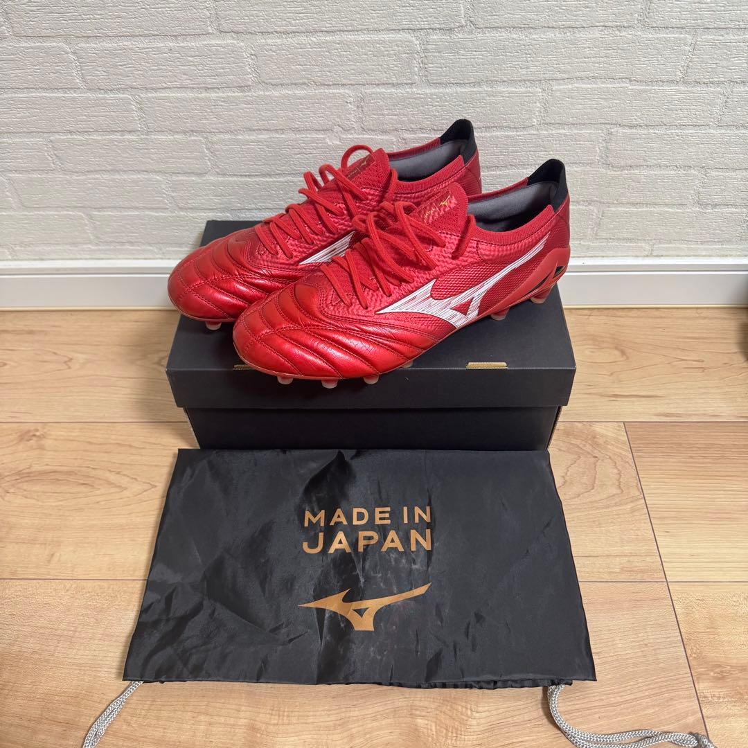 Mizuno Morelia NEO サッカーシューズ レッド 日本製