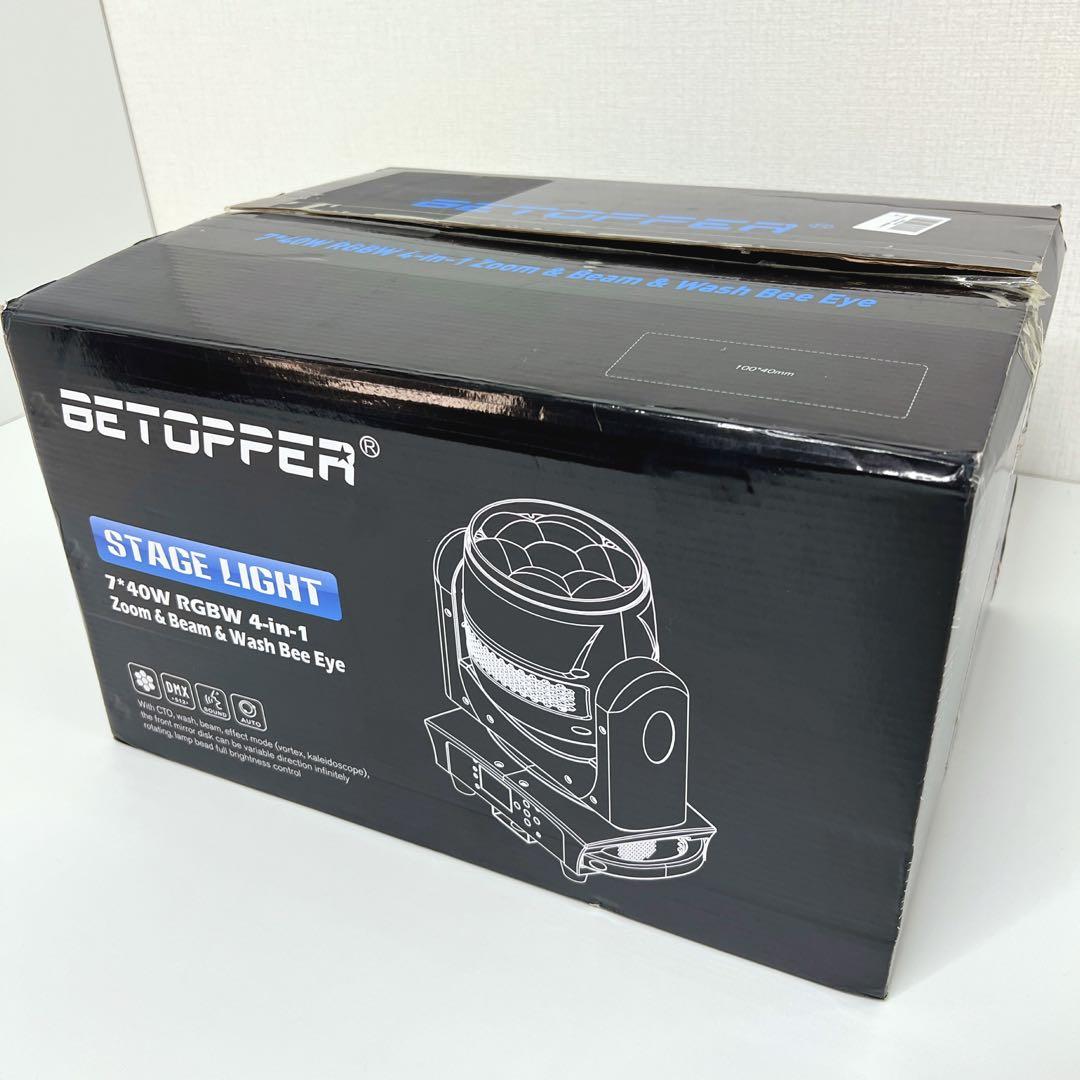 【未使用】 BETOPPER 7*400W RGBW ステージライト