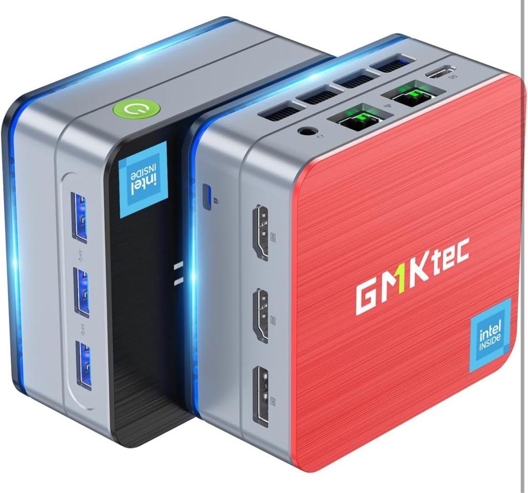 GMKtecミニpc Windows 11 Pro DDR5 12GB+512G