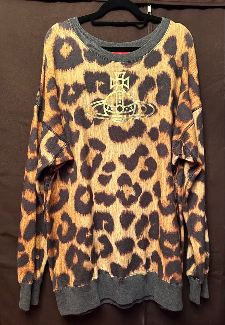 ヴィヴィアンウエストウッド レオパード ビッグオーブ スゥエット トレーナー