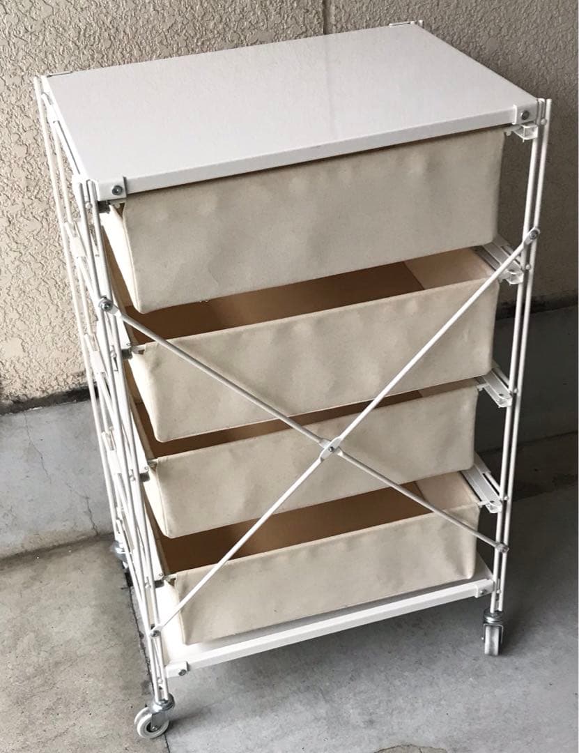 無印良品　 スチール　収納　引き出し　MUJI 帆布 ユニットシェルフ
