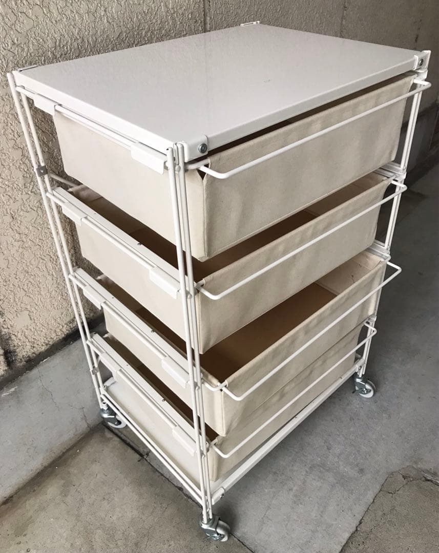無印良品　 スチール　収納　引き出し　MUJI 帆布 ユニットシェルフ