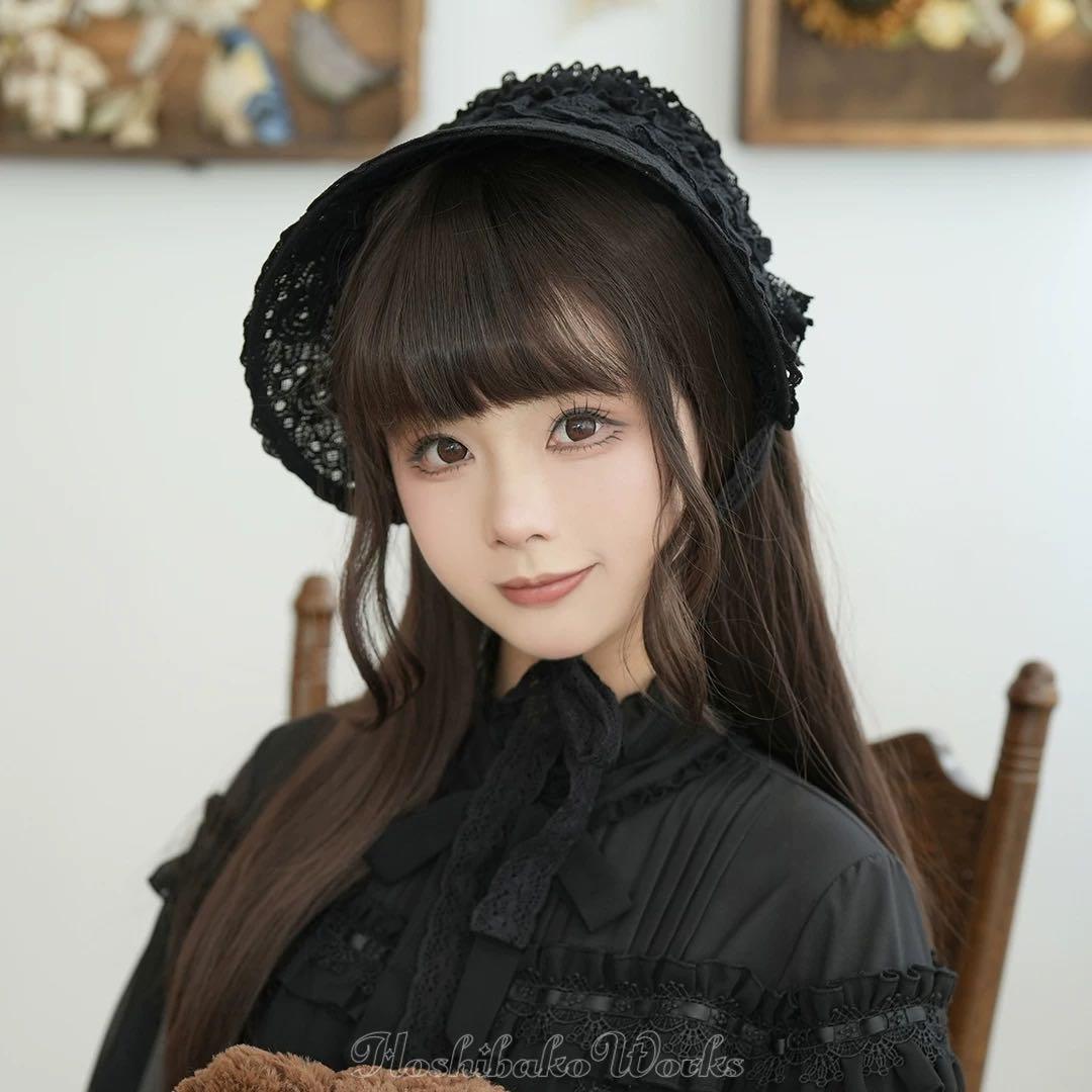 「最終値下げ」星箱works サマーピクニック 2wayボンネット 黒