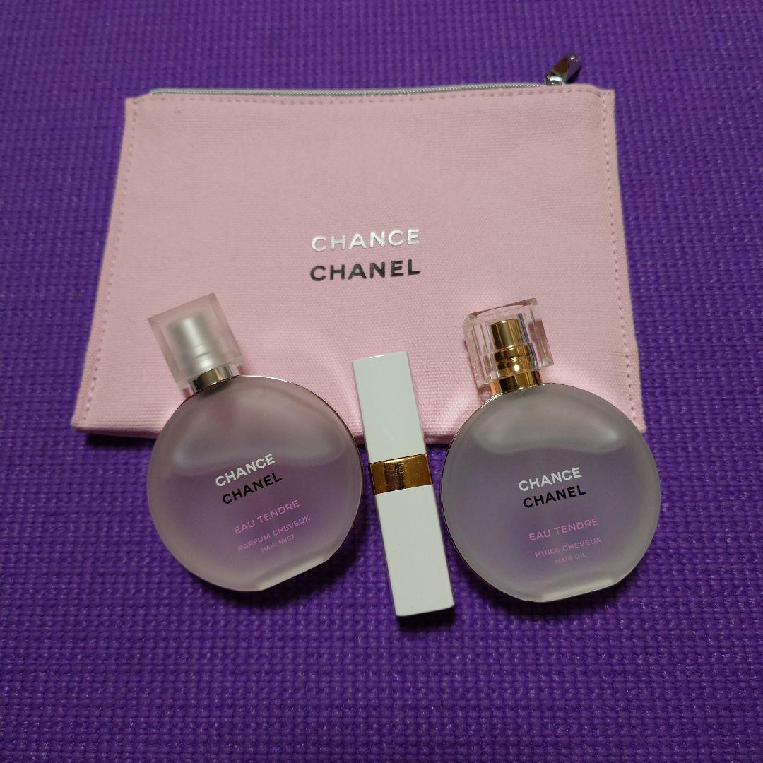 CHANEL ポーチ＆リップクリーム＆ヘアミスト＆ヘアオイル