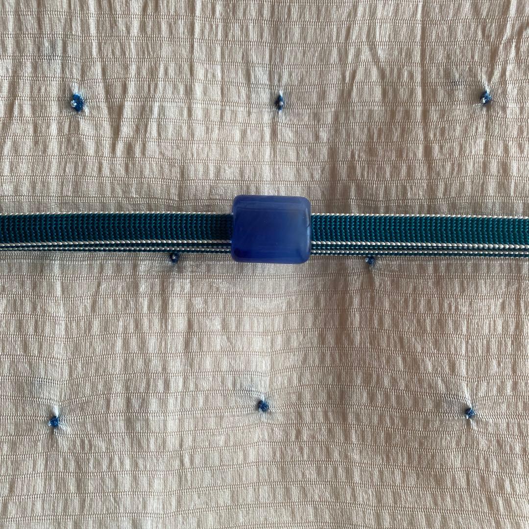 綿紅梅　ネイビー浴衣