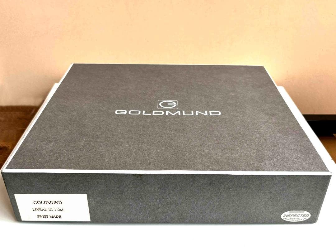 ★新品　GOLDMUND RCA CABLE 　RCA　高級ケーブル　１ｍペア