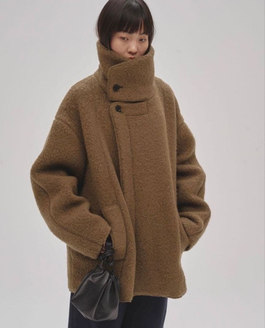 TODAYFUL スタンドカラーブークレジャケット　36