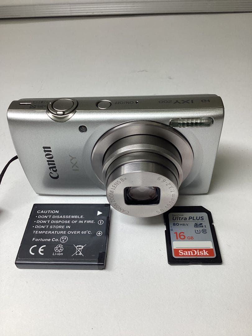 c*様 Canon IXY 200 デジタルカメラ 16GB付き 撮影可能