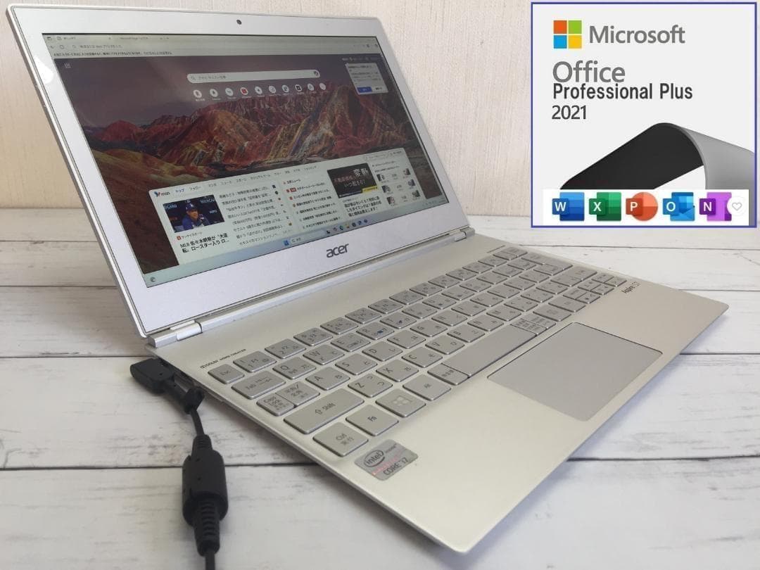 エイサー Aspire S7 11.6型IPS/SSD/Office/Win11