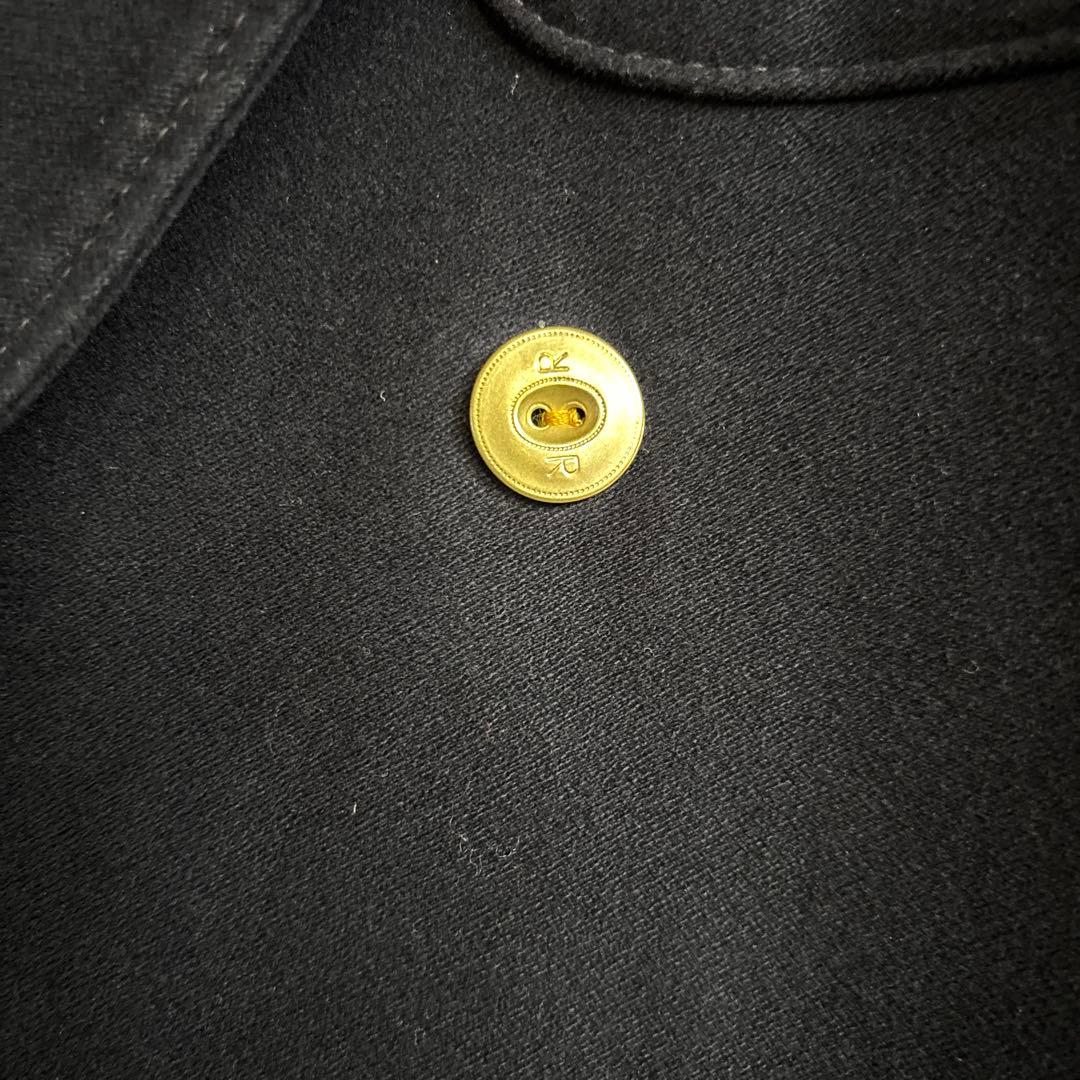 ネイビー テーラードジャケット ゴールドボタン