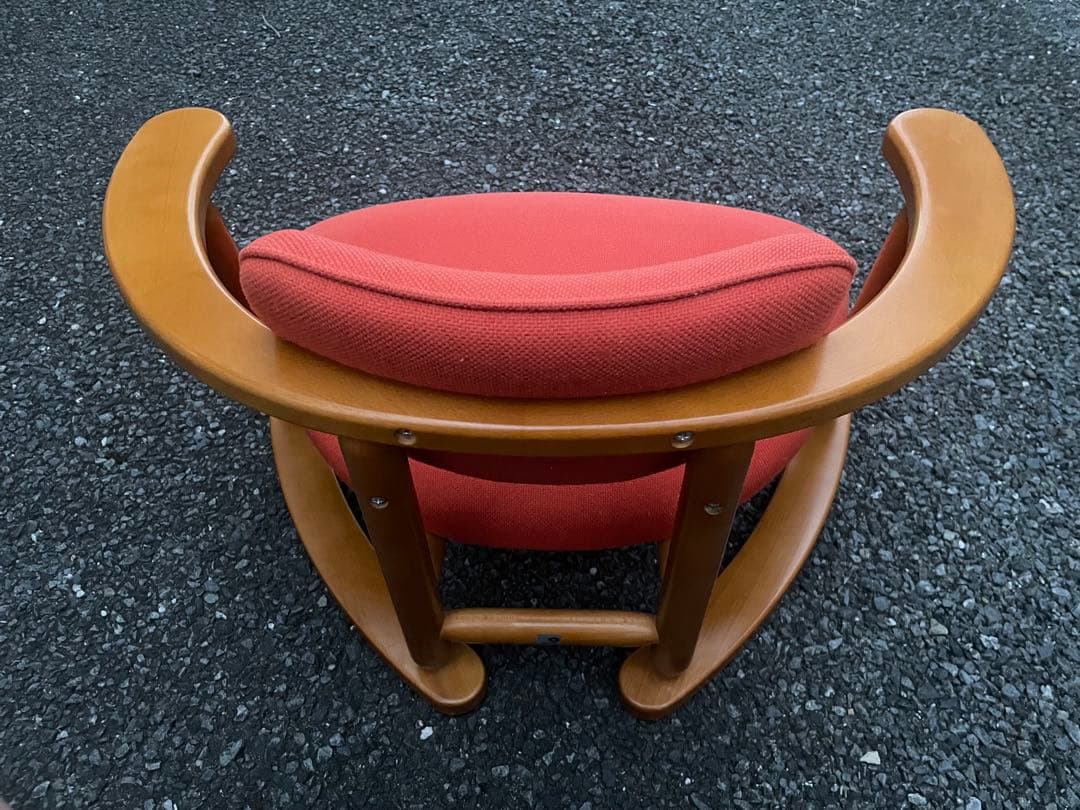 【無限工房 】かに座椅子 ローチェア 腰痛対策 座椅子 肘掛け 和室 メッシュ