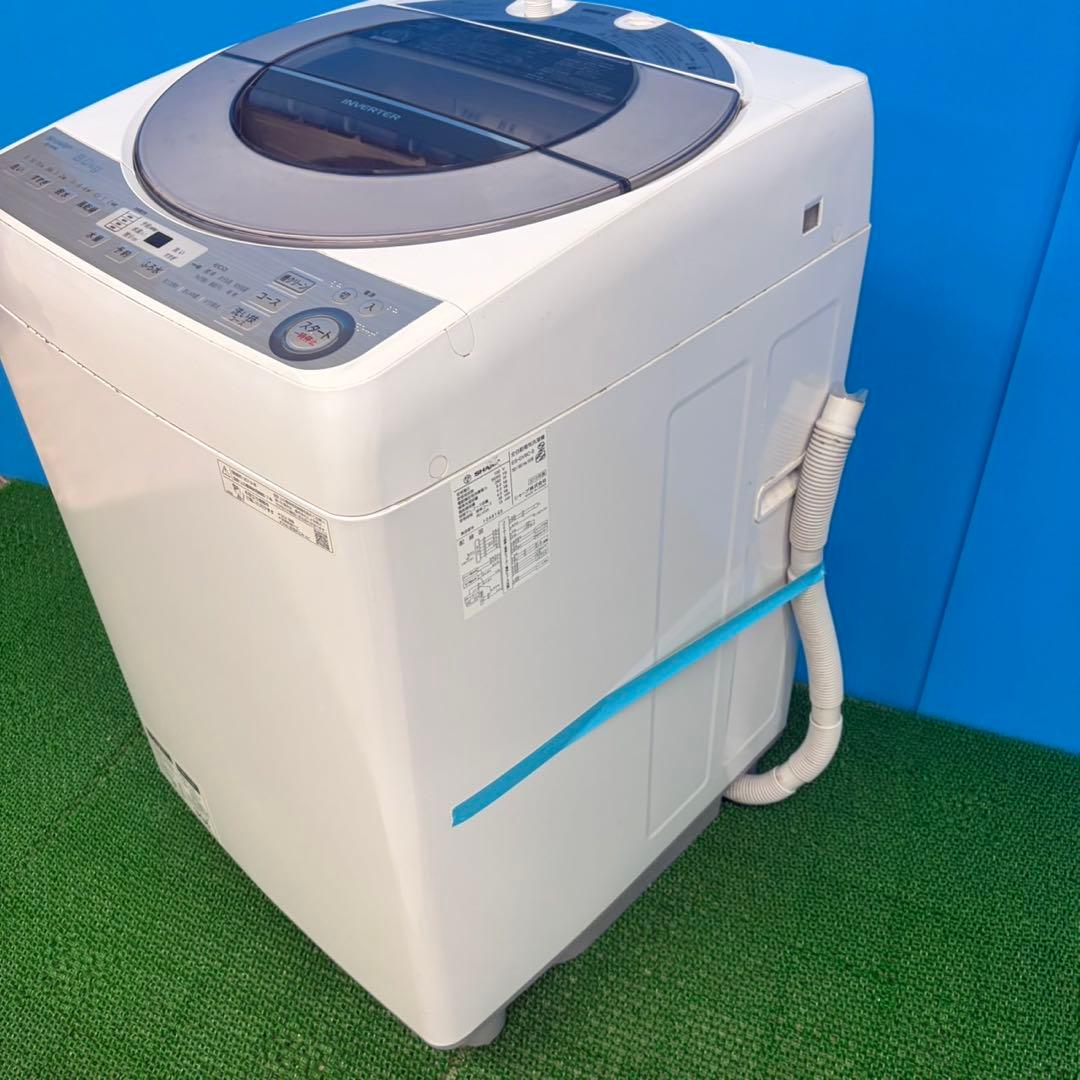 610 SHARP 家庭用 洗濯機 8キロ 小型 一人暮らし インバーター搭載