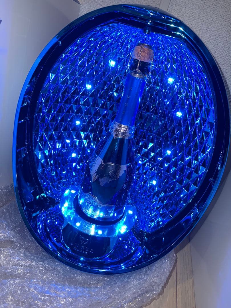 エンジェルシャンパンエッグ 開封済み空瓶付き ブルー