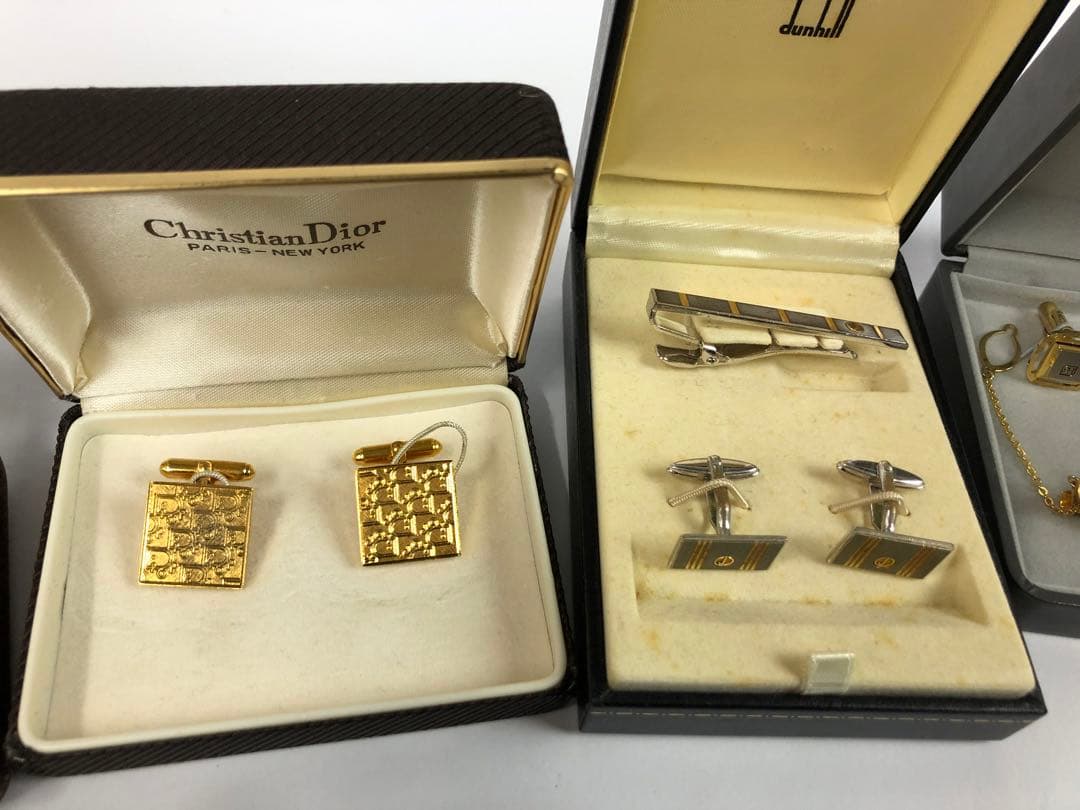 K*者様 ディオール・ダンヒル・デュポン・イヴサンローラン他　タイピン・カフスま