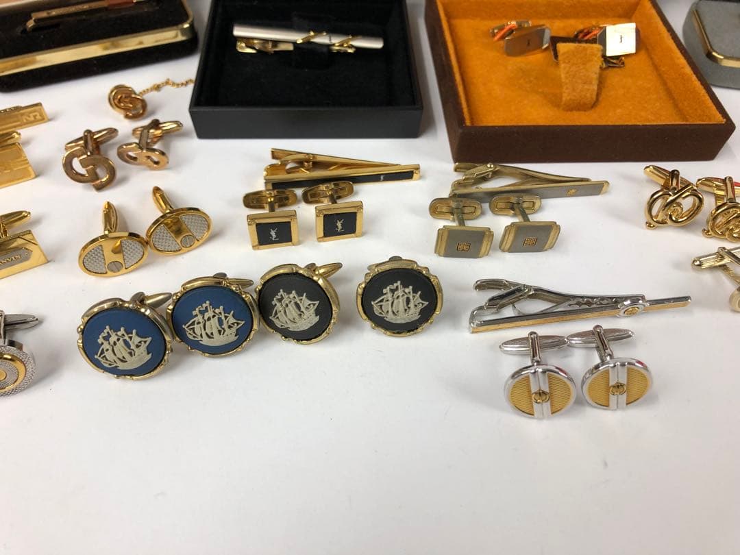 K*者様 ディオール・ダンヒル・デュポン・イヴサンローラン他　タイピン・カフスま