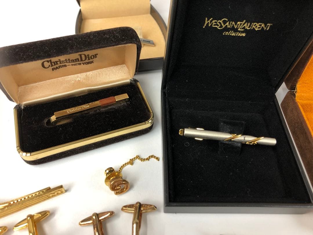 K*者様 ディオール・ダンヒル・デュポン・イヴサンローラン他　タイピン・カフスま