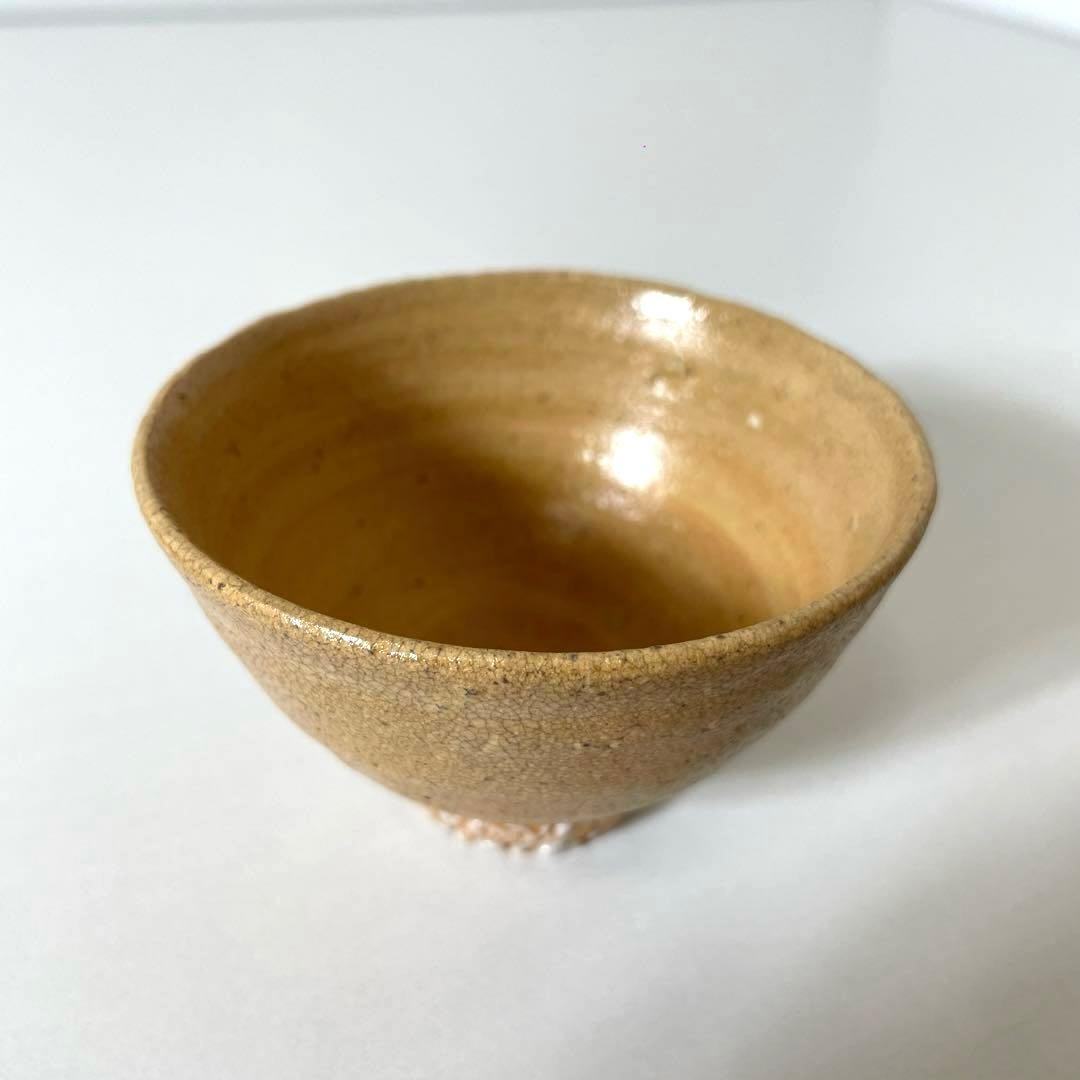 #XG570 陶芸家・内村慎太郎・井戸盃・ぐい呑・唐津焼・共箱・栞付・骨董