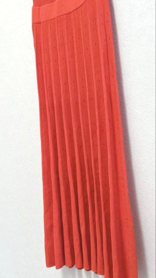 美品CELFORD セルフォード ドット柄ジャガードニットワンピース