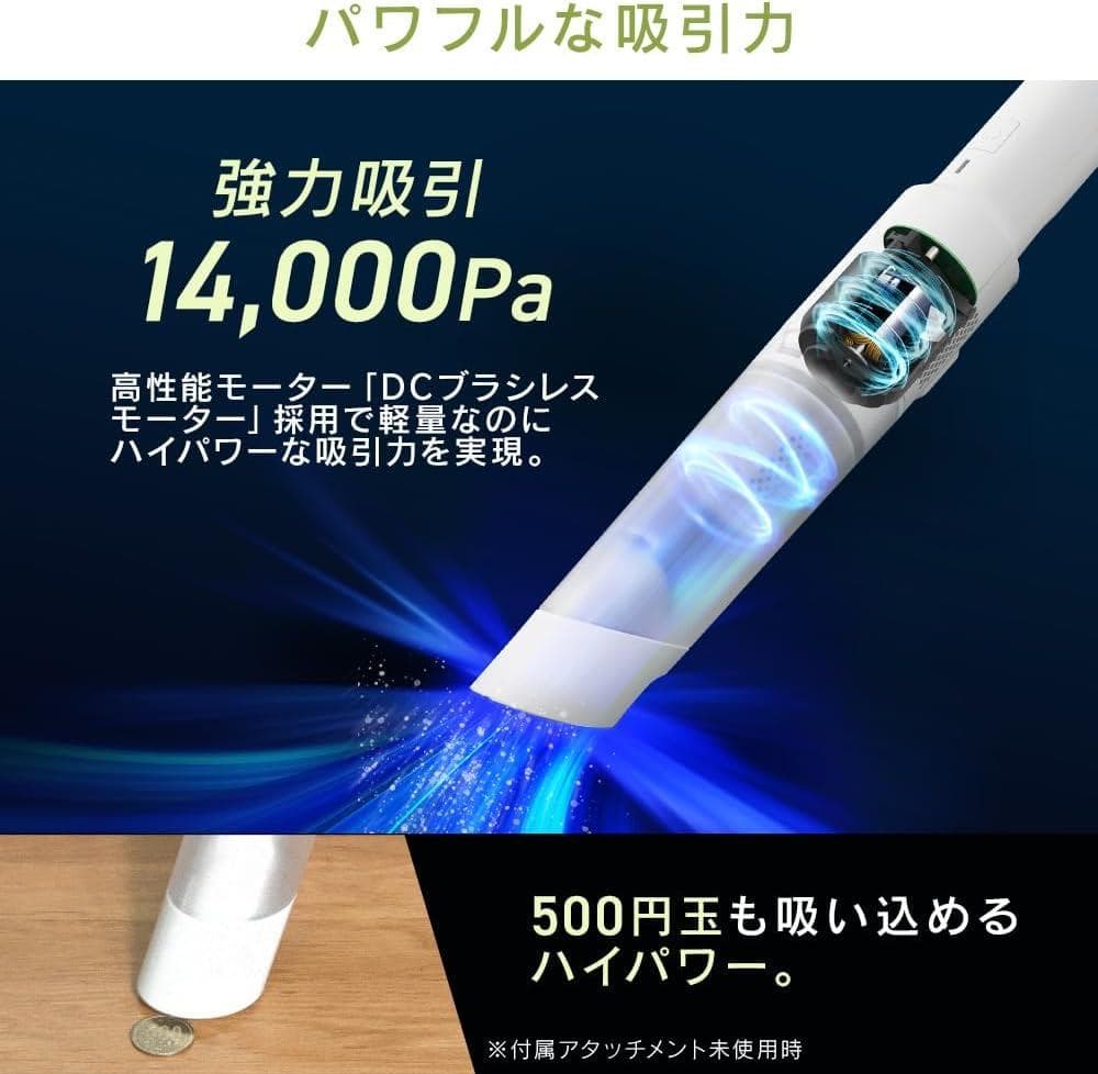 【Amazon.co.jp限定】アイリスオーヤマ 掃除機 コードレス ハンディ
