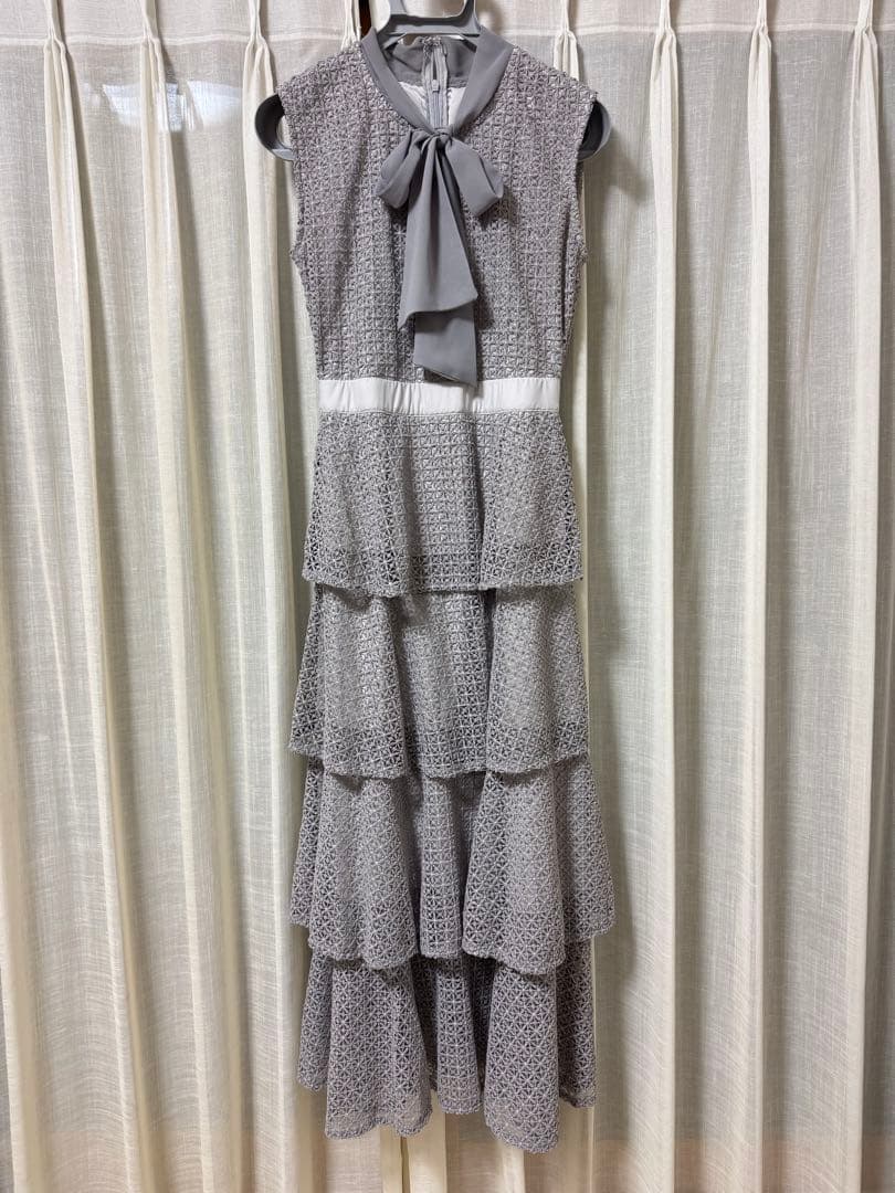 ダーリッチ　darich レーシーティアードロングドレス