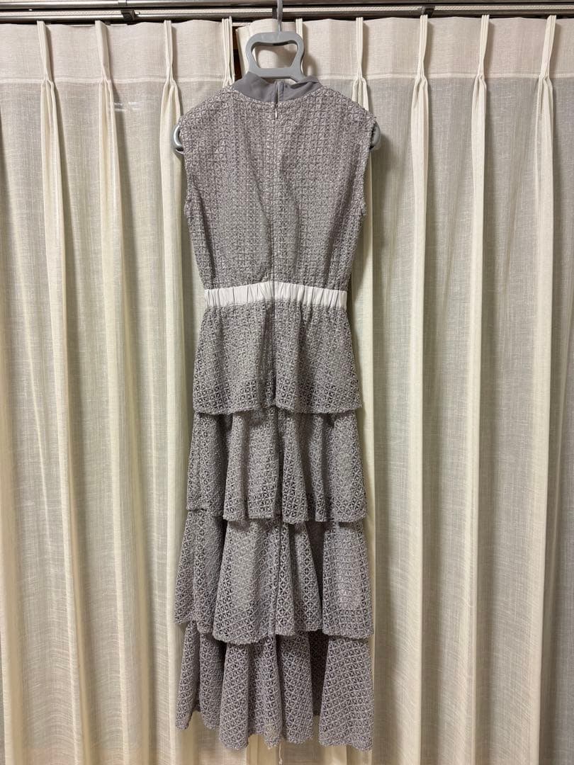 ダーリッチ　darich レーシーティアードロングドレス