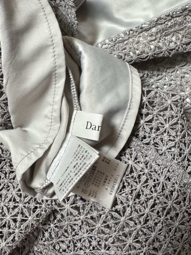 ダーリッチ　darich レーシーティアードロングドレス