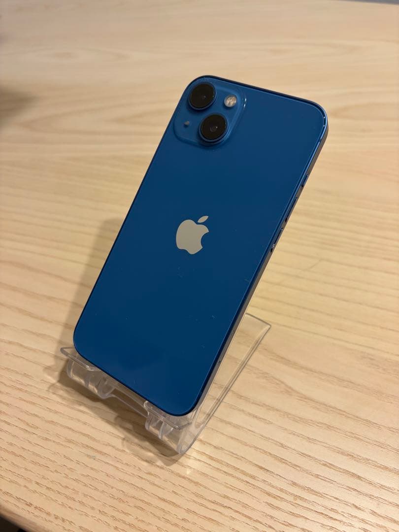 iPhone13 SIMフリー 128GB ブルー　箱、ケース、付属品あり