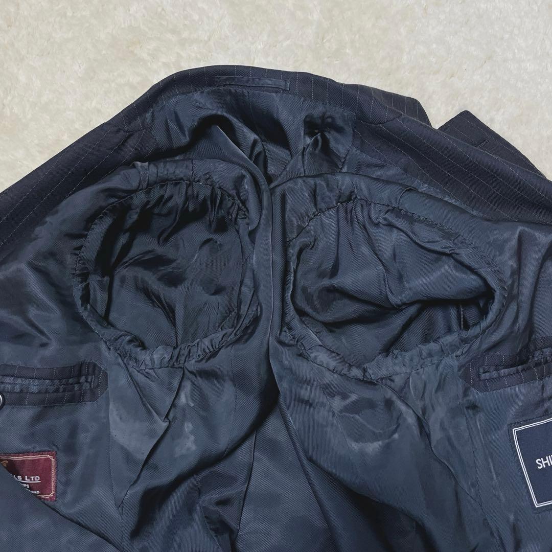 高級　SHIPS スーツ　セットアップ　ラッシエール・ミルズ　本切羽