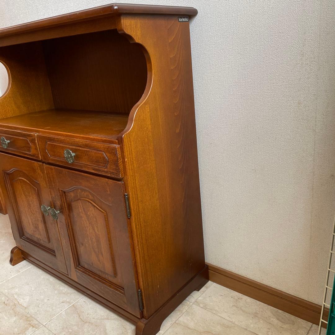※値引き※カリモク キャビネット チェスト　電話台　レトロ　アンティーク