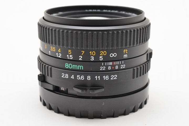 50235 極上 MAMIYA C 80mm F2.8 N マミヤ 中判 レンズ