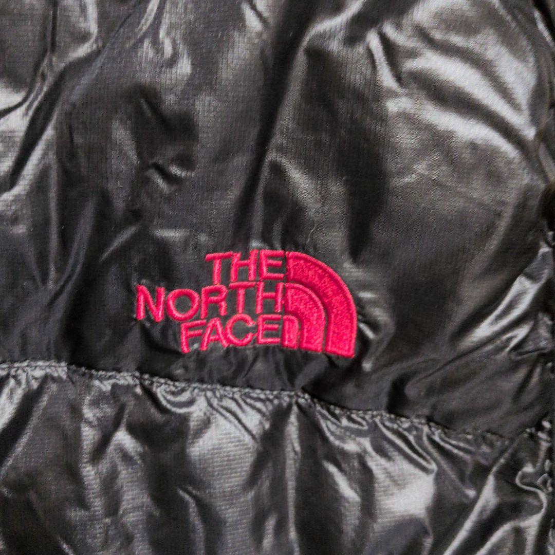 美品 THE NORTH FACE SUMMIT ダウンベスト ブラック 赤ロゴ