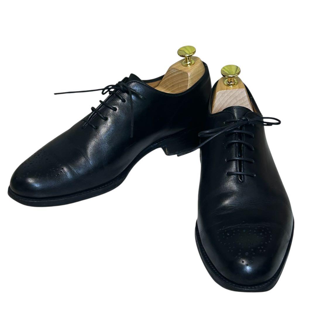 【美品】希少YANKO ホールカット メダリオンシューズ ブラック 7
