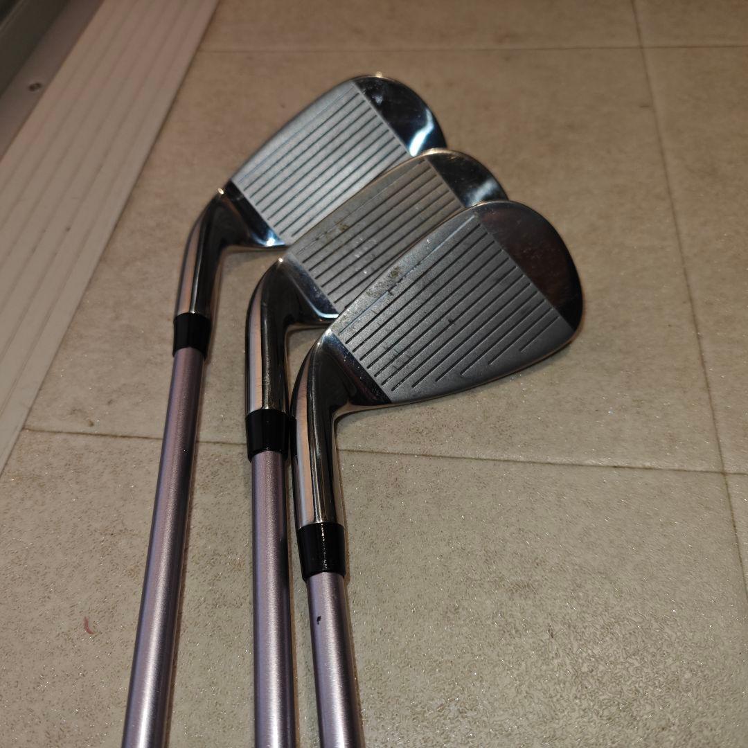 激カワFitway レディース ゴルフクラブ ハーフセット 6本 Lバッグおまけ