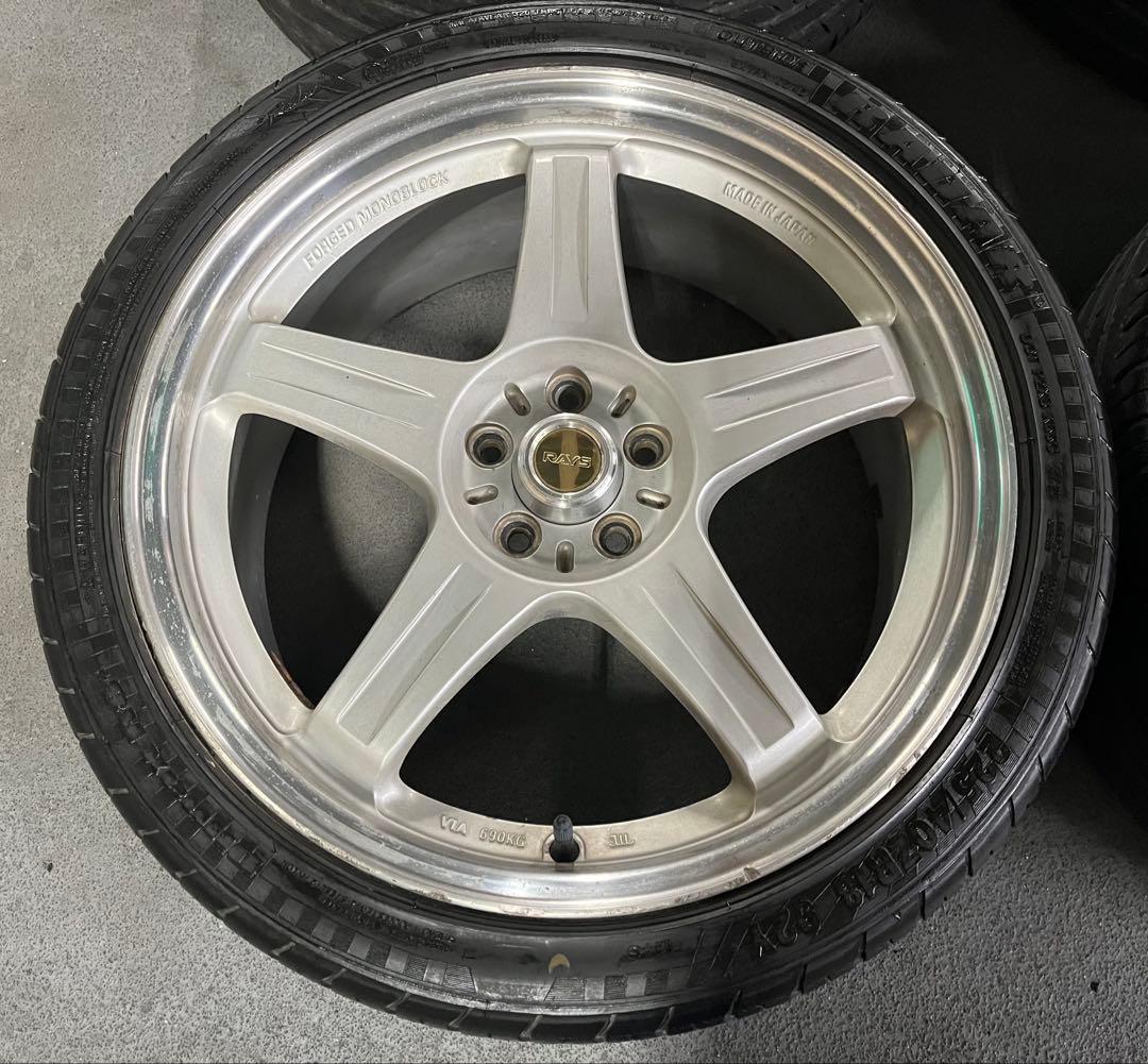 RAYS TRD　スポーツT3　18インチタイヤホイール4本5H PCD100