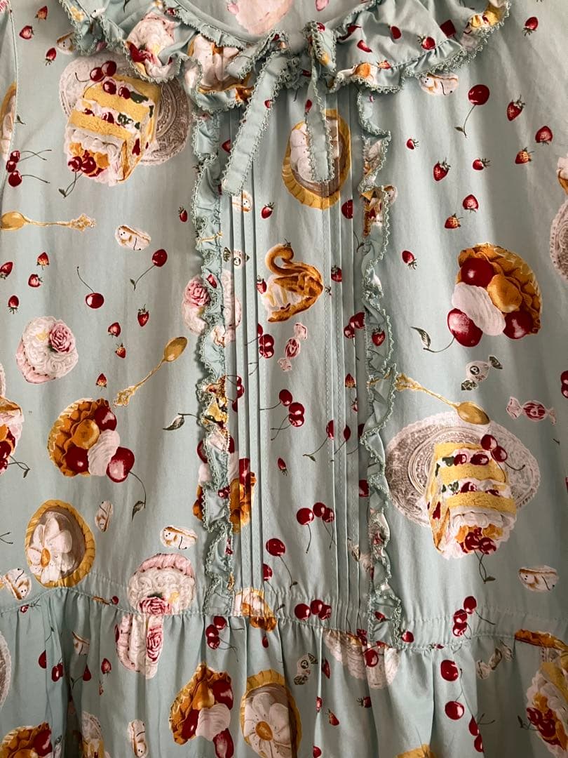 PINKHOUSE スイーツ柄ミディワンピース 美品