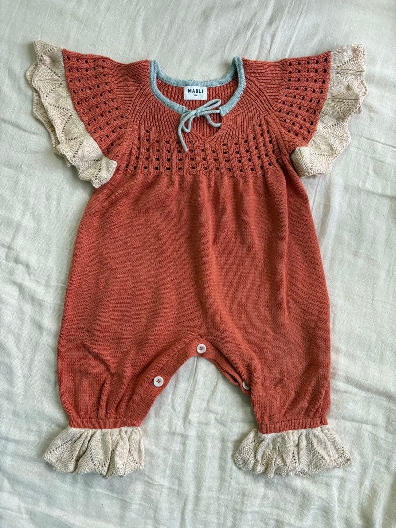 【りっちゃんさん専用】MABLI 小人ロンパース Papaya 18m
