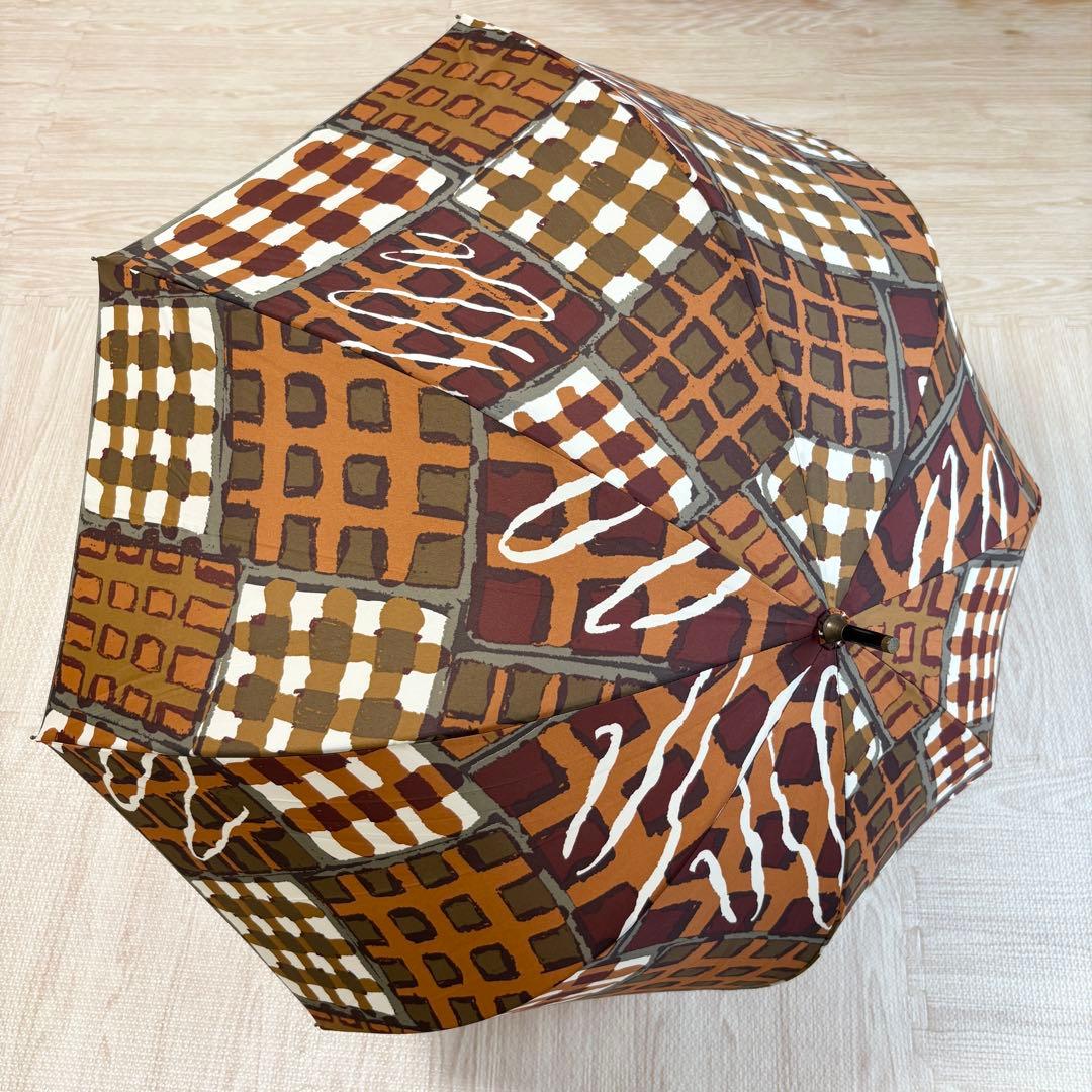 激レア 極美品 ゴチソウ gochisou 総柄アンブレラ 長傘 テキスタイル