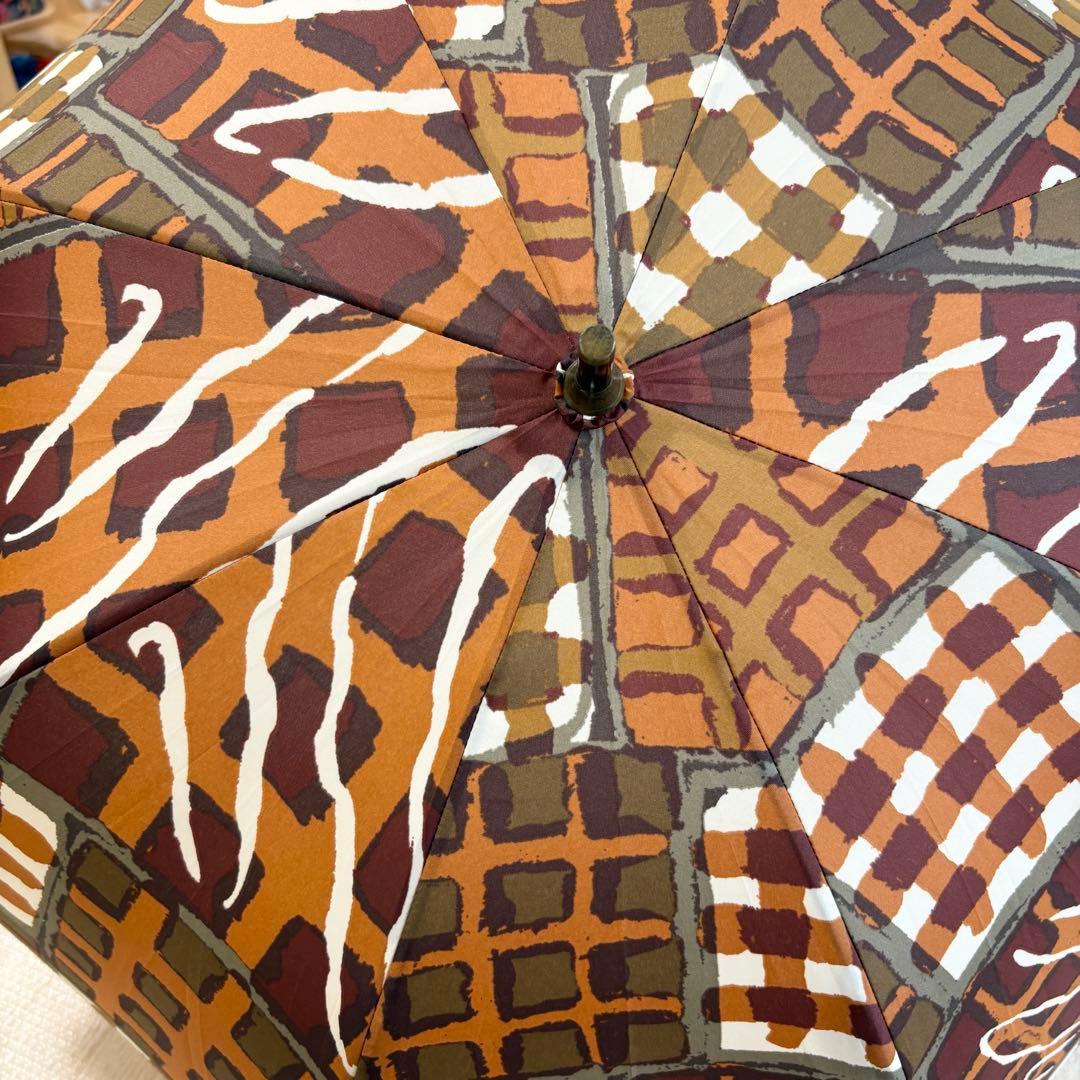 激レア 極美品 ゴチソウ gochisou 総柄アンブレラ 長傘 テキスタイル