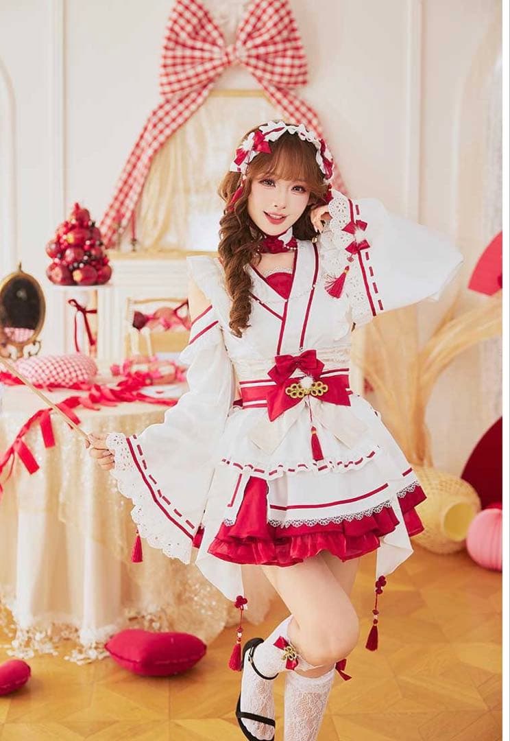 malymoonホワイトフリリー巫女ドール