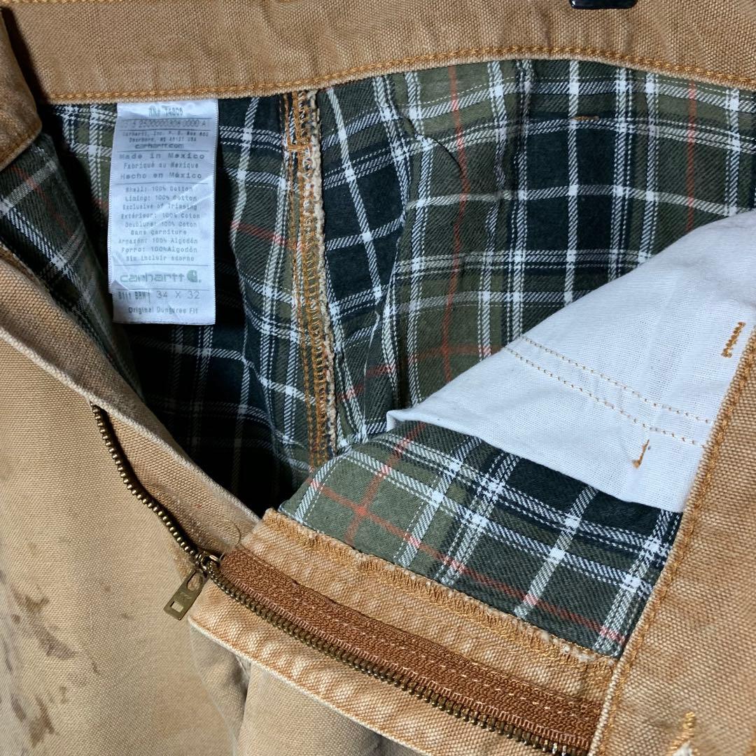 carhartt カーハート ダブルニー ペインターパンツ ダック裏ネル W34