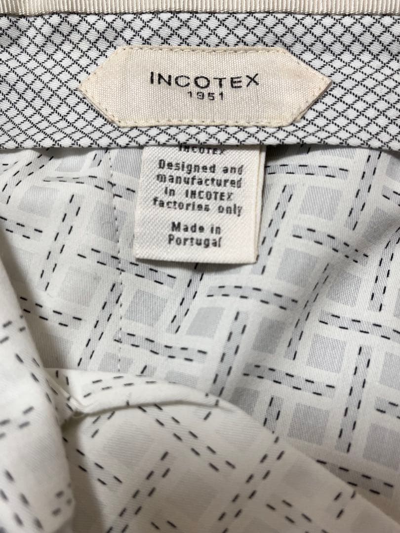 ■INCOTEX/インコテックス 48 1JT035/ウールパンツ/グレー