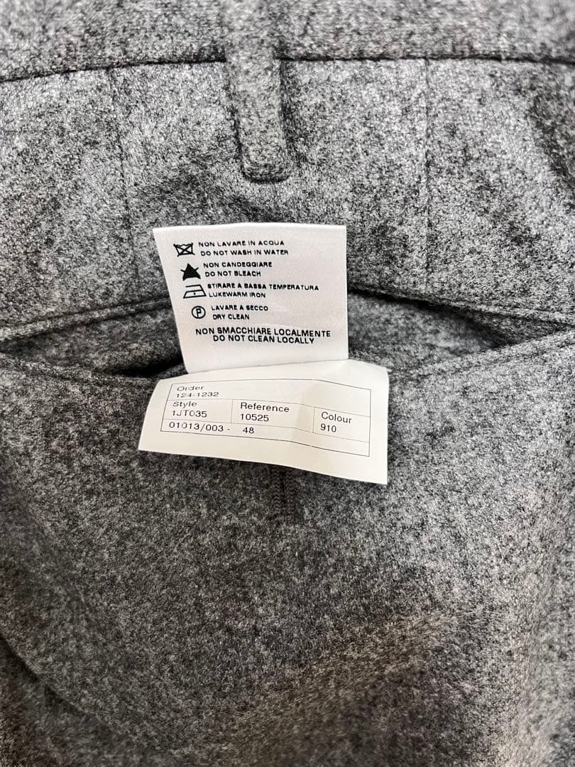 ■INCOTEX/インコテックス 48 1JT035/ウールパンツ/グレー