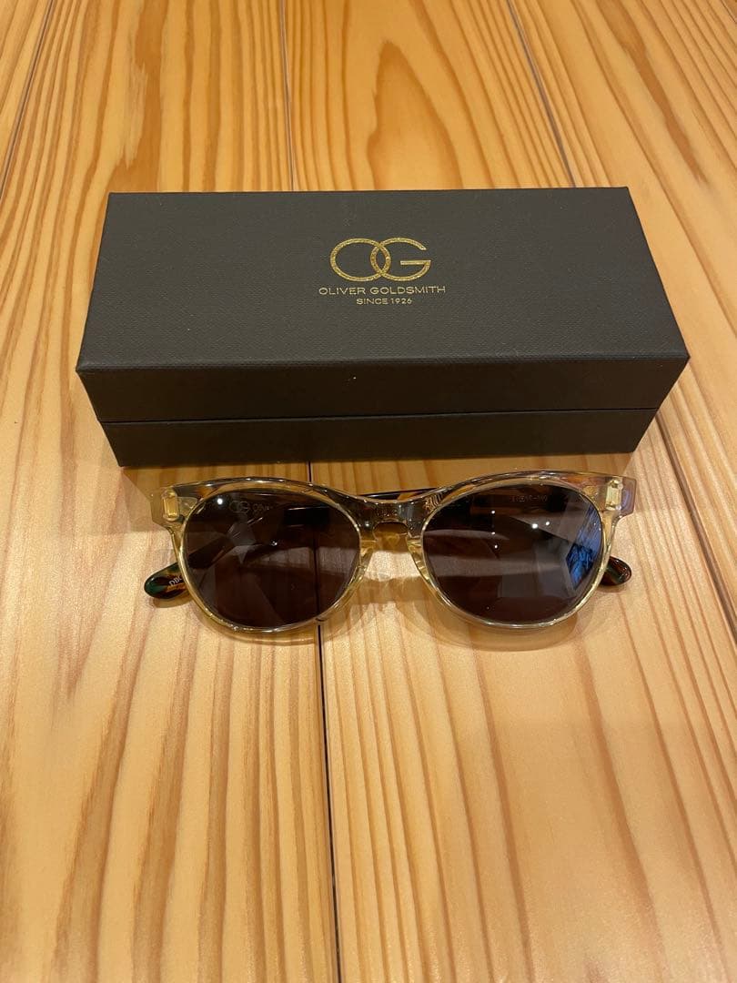 OLIVER GOLDSMITH ANNABLE サングラス クリアブラウン