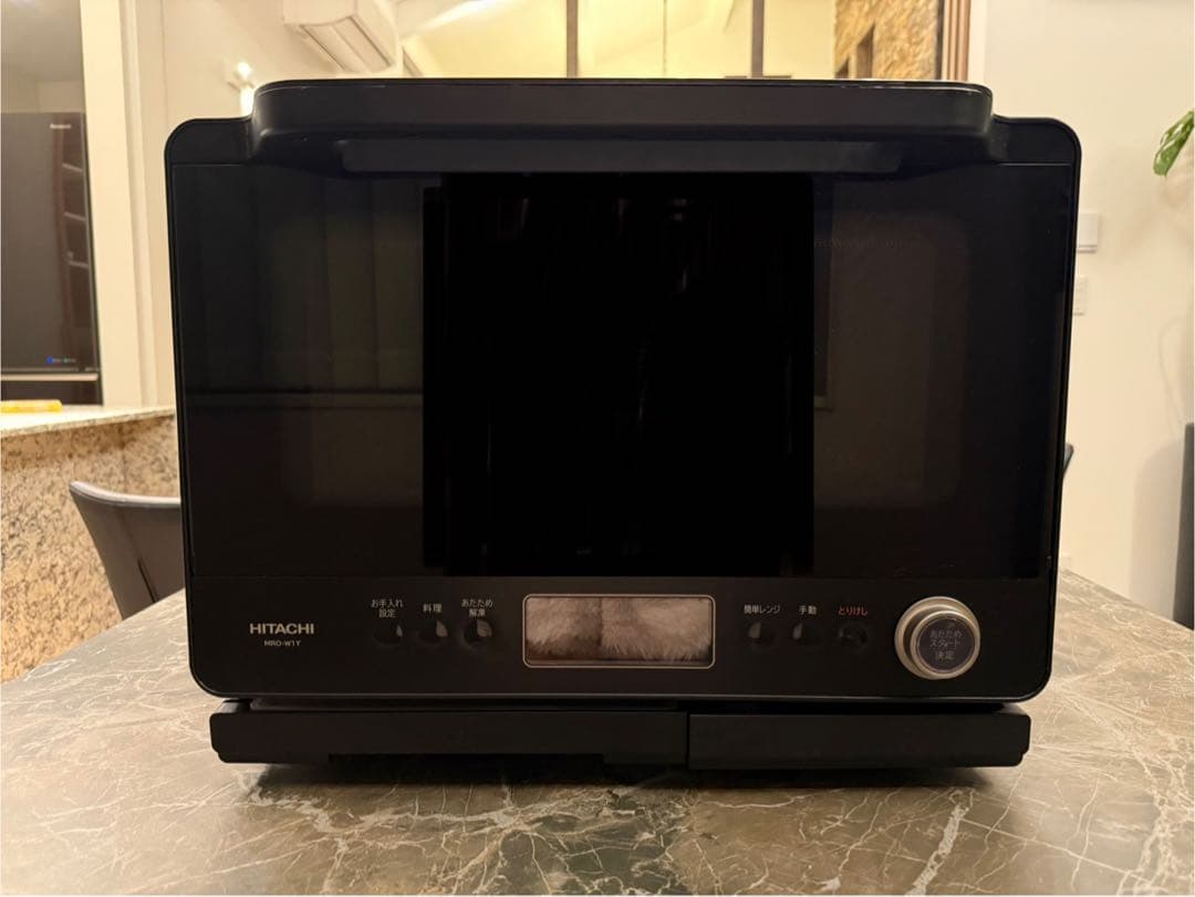 HITACHI MRO-W1 オーブンレンジ ブラック　説明書あり