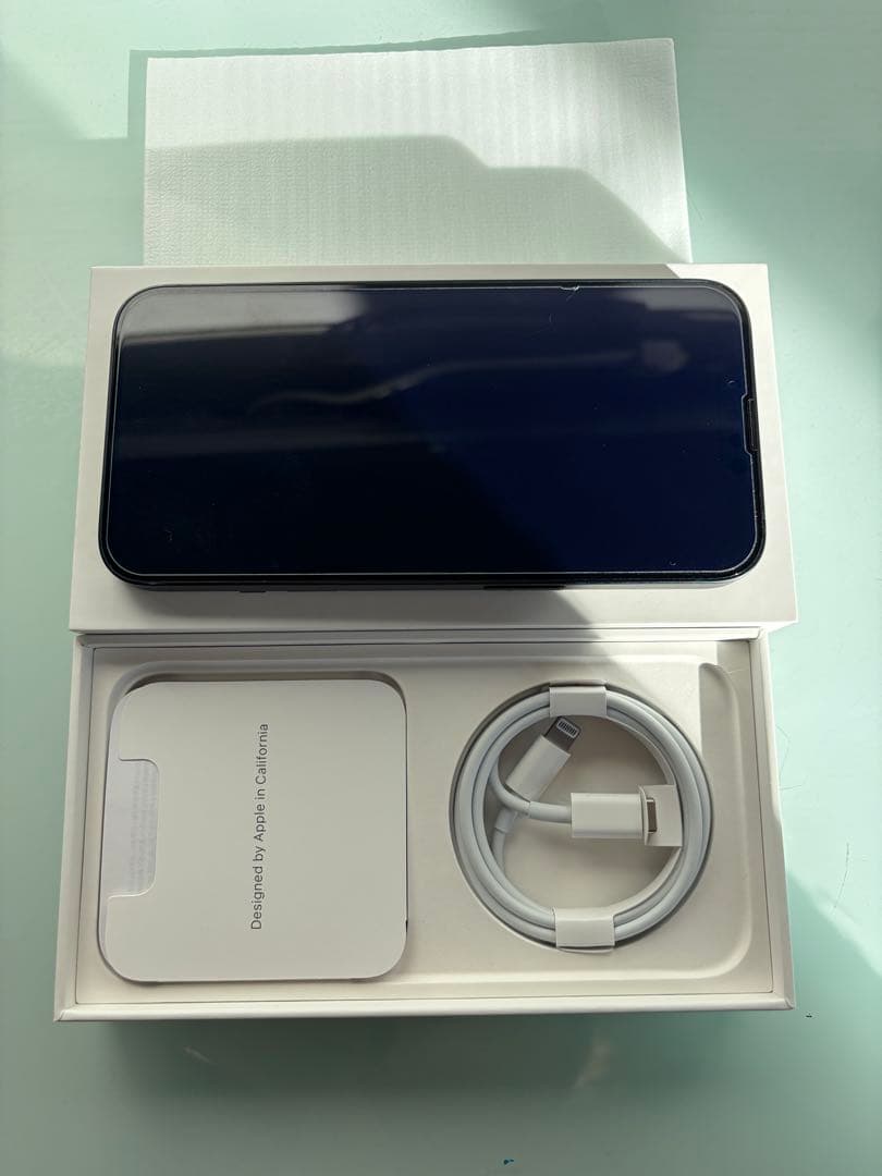 Apple iPhone 14 本体 元充電ケーブル、元箱
