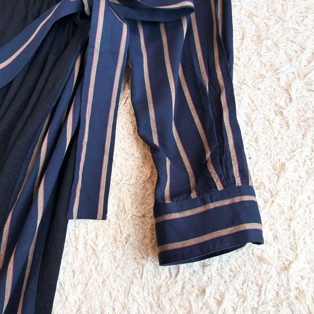 【超希少✨️ヴィヴィアンウエストウッド】 リボン ストライプ 変形 ワンピース