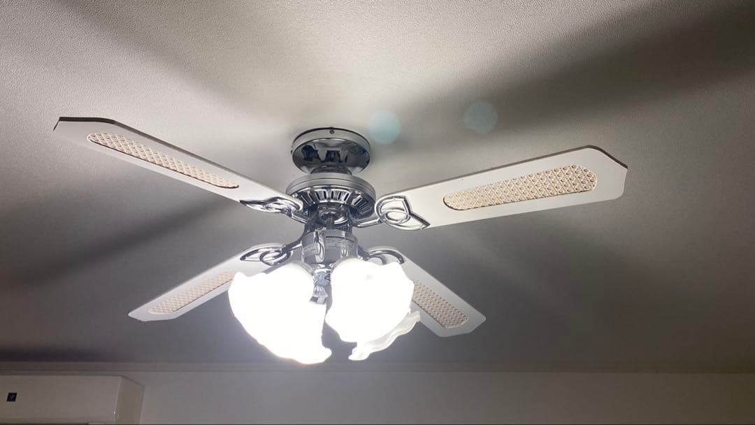 たーくん★プロフ必読★　シーリングライト　ファン付き ホワイト シーリング