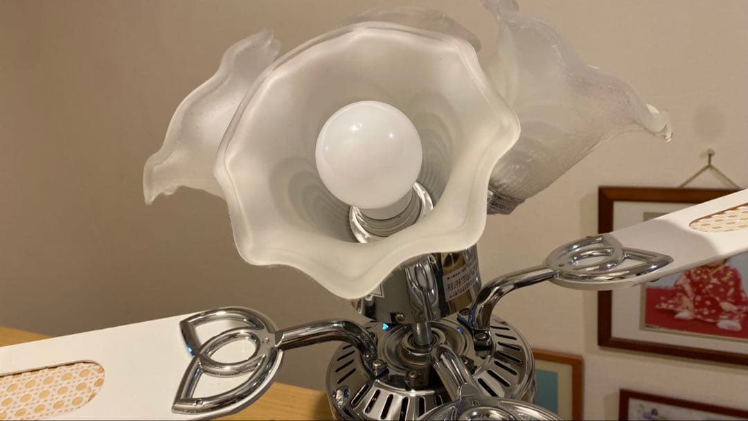 たーくん★プロフ必読★　シーリングライト　ファン付き ホワイト シーリング