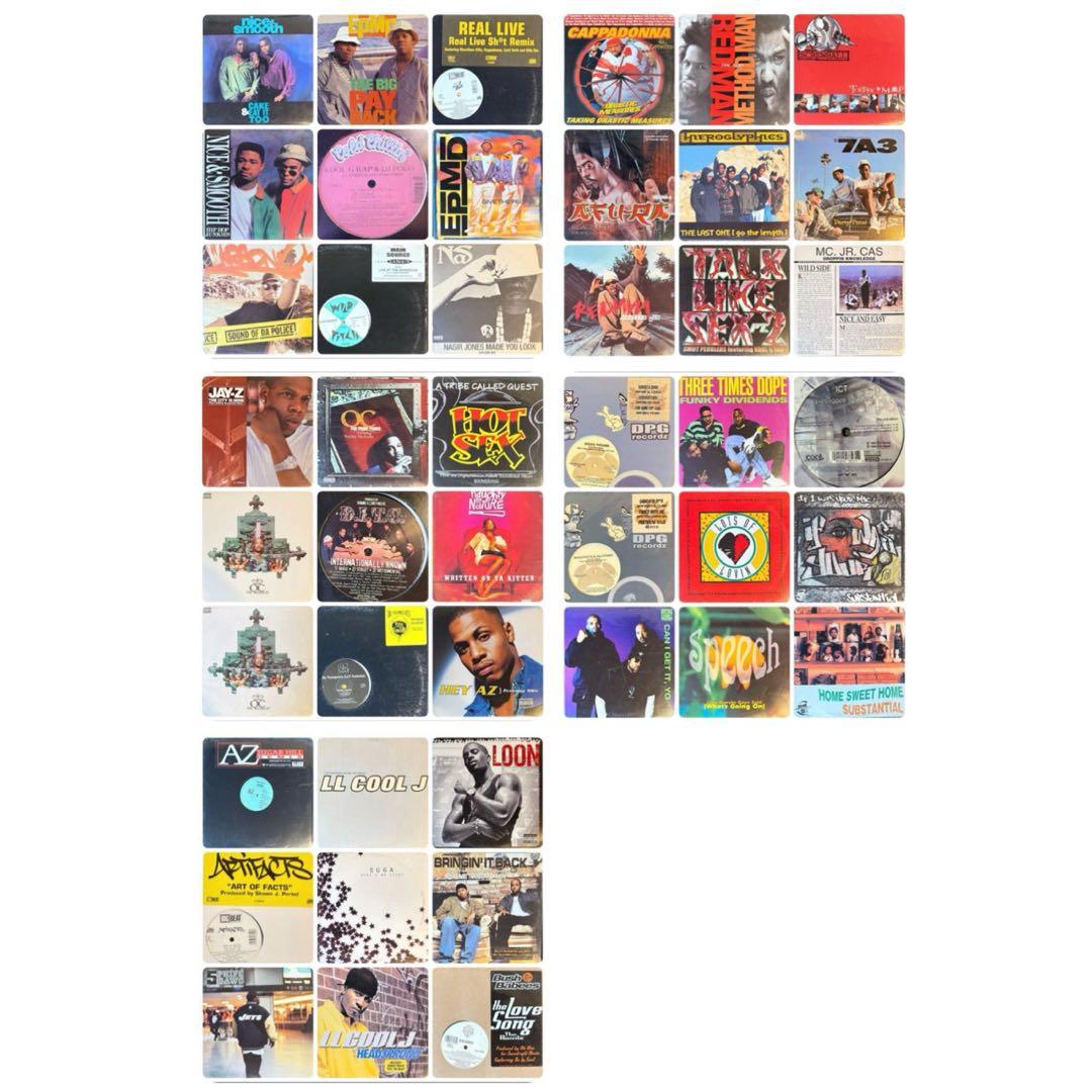 90年台HIPHOPクラシックレコード 45枚セット 送料込み