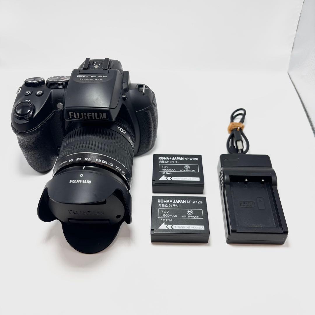【美品】FUJIFILM FinePix HS30EXR デジタルカメラ
